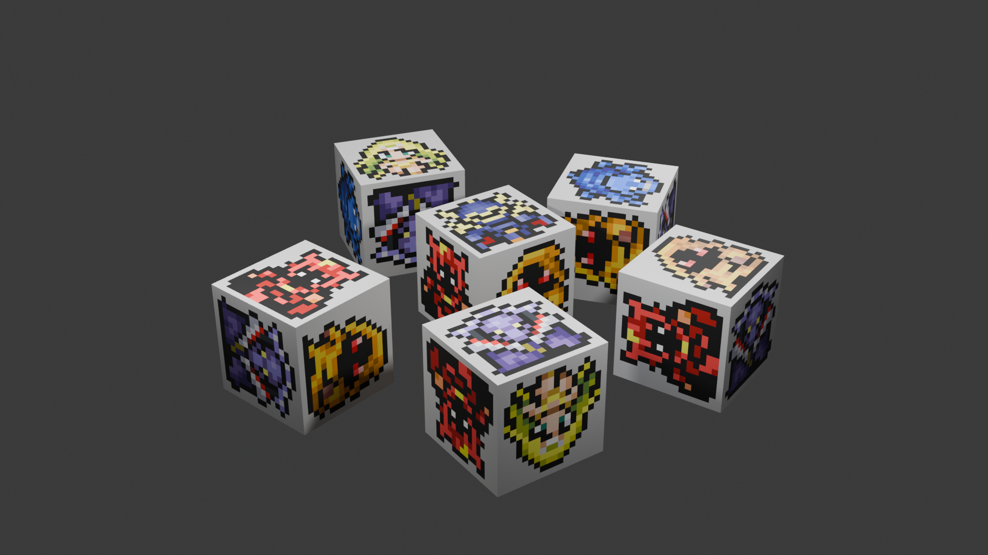 BlenderでCG制作④FF4さいころ